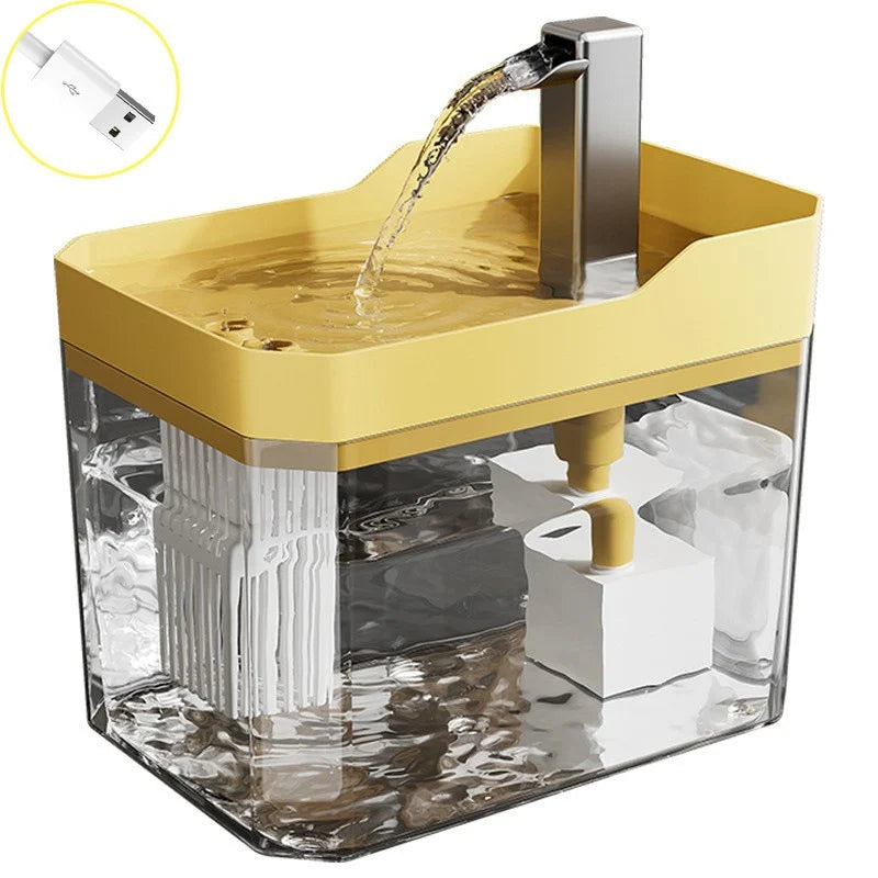 Q Cat Water Fountain Cat automatic water dispenser filters circulating flowing water intelligent pet automatic water dispenser