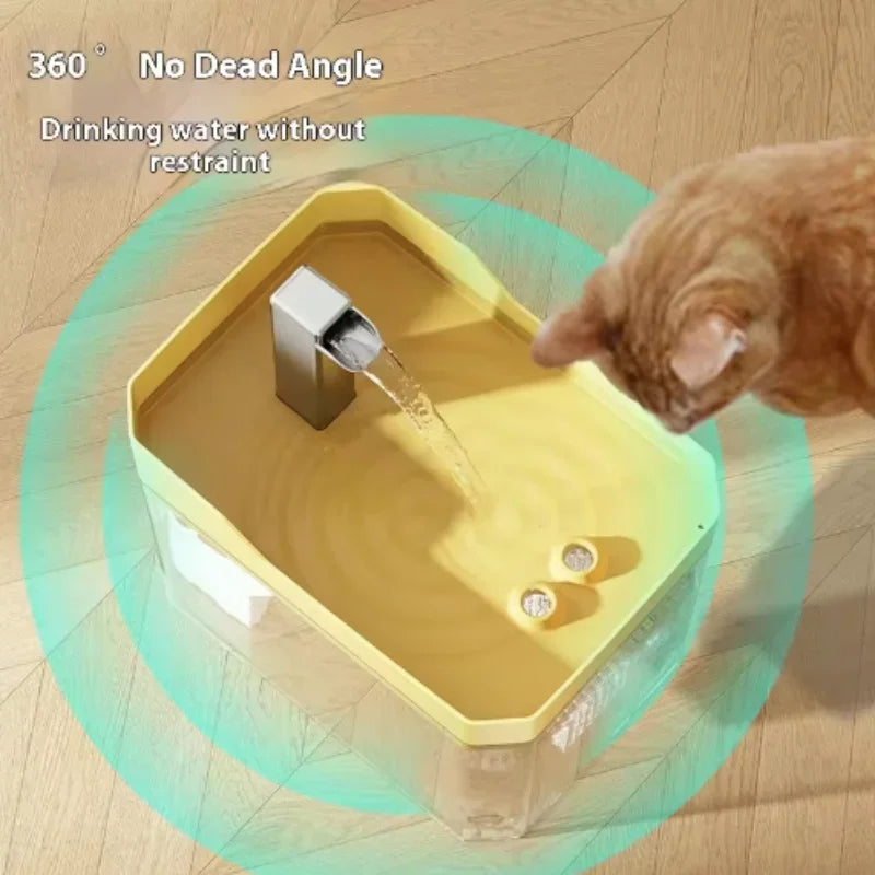 Q Cat Water Fountain Cat automatic water dispenser filters circulating flowing water intelligent pet automatic water dispenser