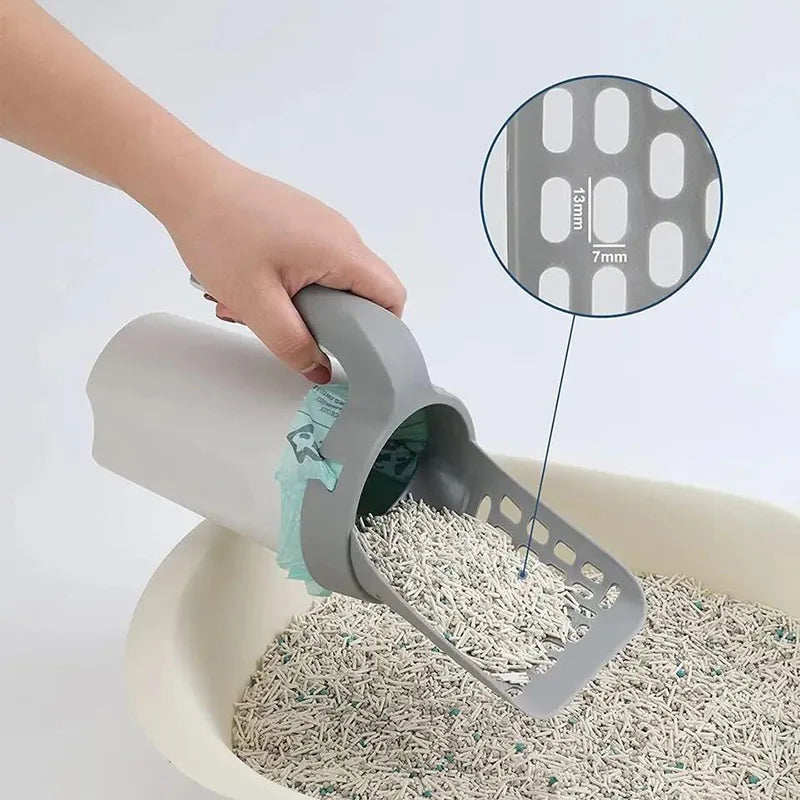 Practical Cat Litter Box Dedicated Shovel Efficient Cat Litter Scoop Filter Clean Poop Shovel Household Pet Cat Cleaning Supplie