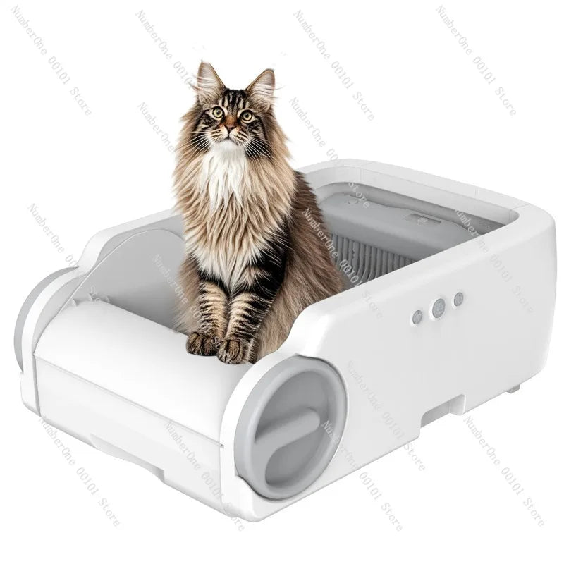 Automatic shit shoveling cat sand table | Smart cat litter box cleaning equipment