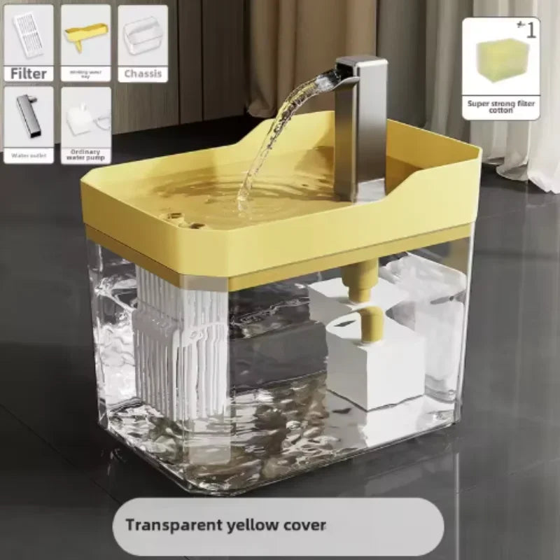 Q Cat Water Fountain Cat automatic water dispenser filters circulating flowing water intelligent pet automatic water dispenser