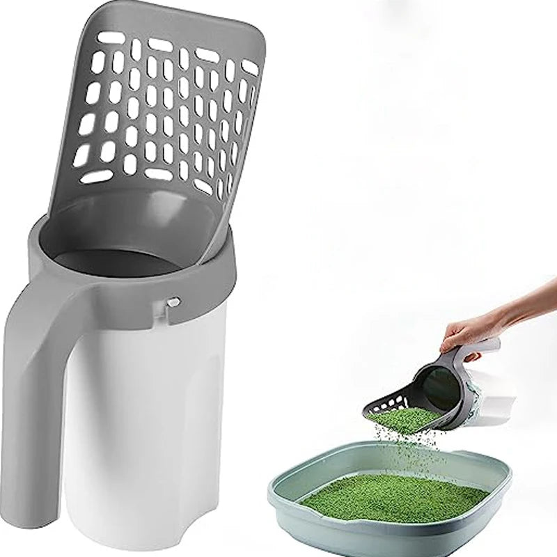 Practical Cat Litter Box Dedicated Shovel Efficient Cat Litter Scoop Filter Clean Poop Shovel Household Pet Cat Cleaning Supplie