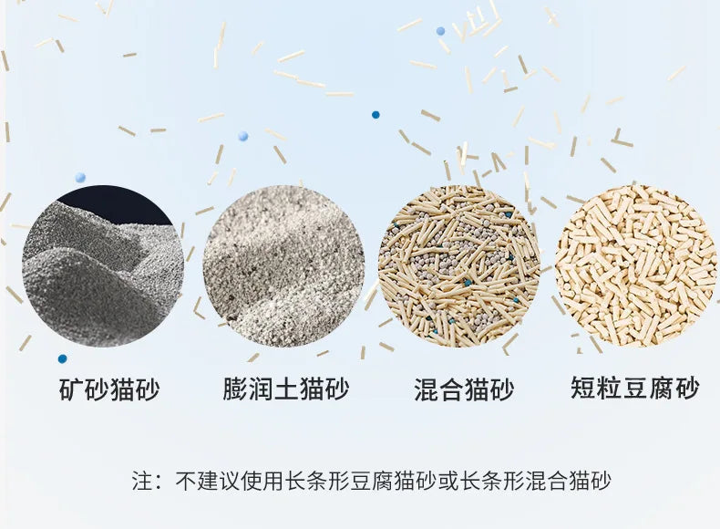 Fully Automatic Intelligent Cat Litter Box Fully Enclosed Large Electric Cat Toilet Automatic Cleaning and Pooping Shovel