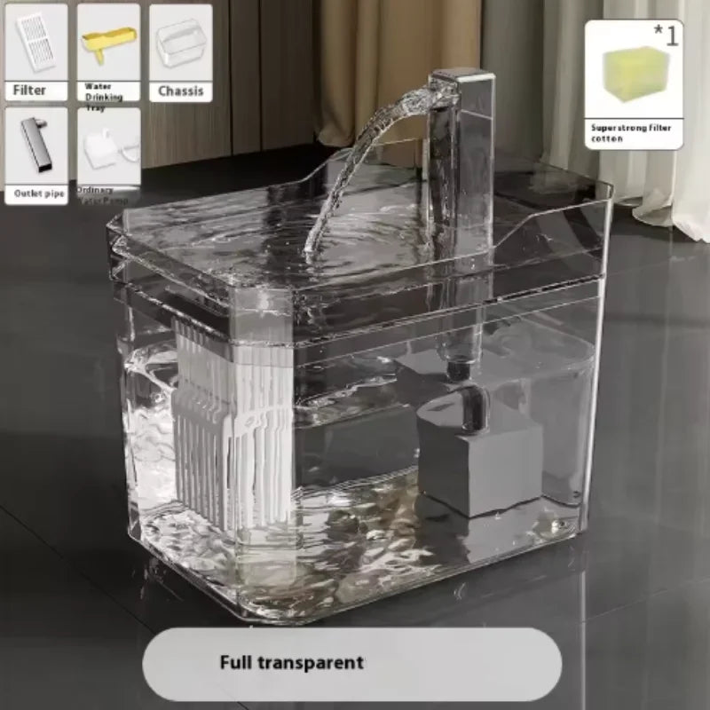 Q Cat Water Fountain Cat automatic water dispenser filters circulating flowing water intelligent pet automatic water dispenser